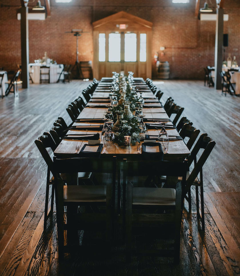 Consider Long, Family-Style Tables