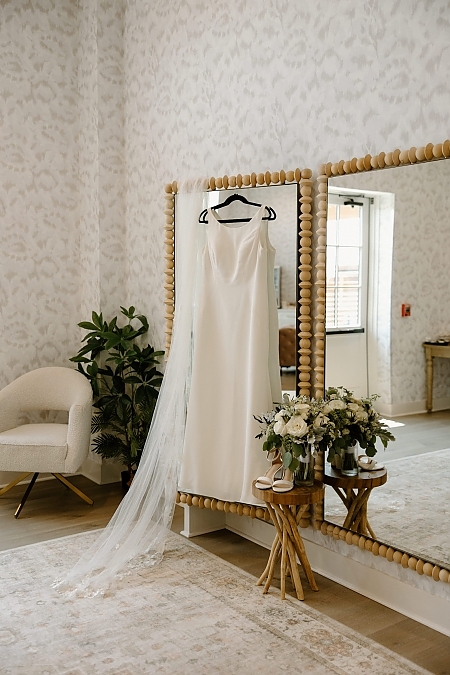 Wedding Dress Hanging Photo
