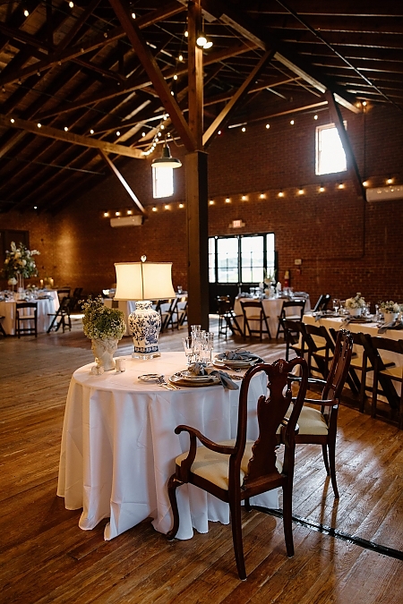 Wedding Decor for Industrial Venue