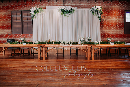 Beautiful Wedding Head Table Decor