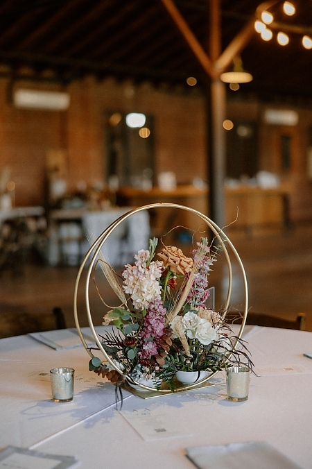 Circle Wedding Table Decor
