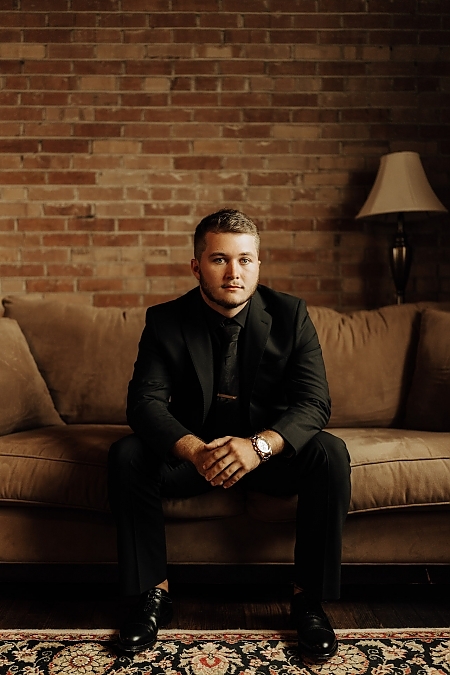 All Black Groom's Tux