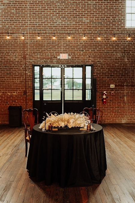 Moody Sweetheart Table Decor