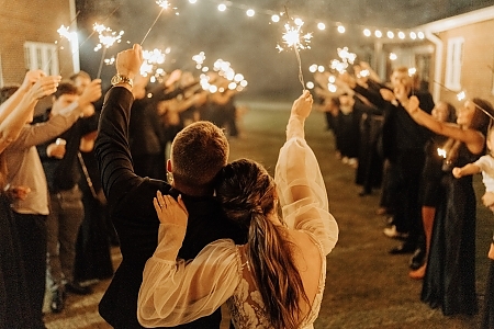 Wedding Sparkler Send-Off