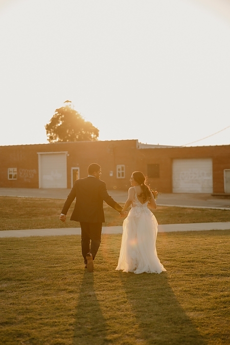 Golden Hour Wedding Photos
