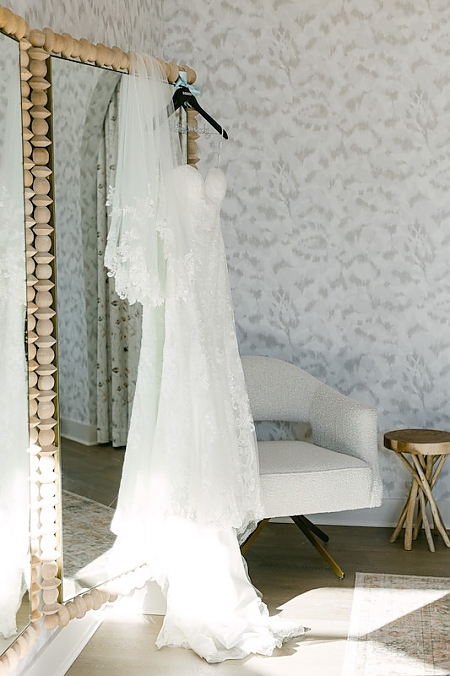 Wedding Dress Hanging Photo