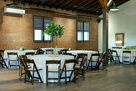 Green and White Wedding Decor
