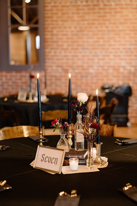 Moody Wedding Decor