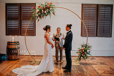 Round Wedding Altar