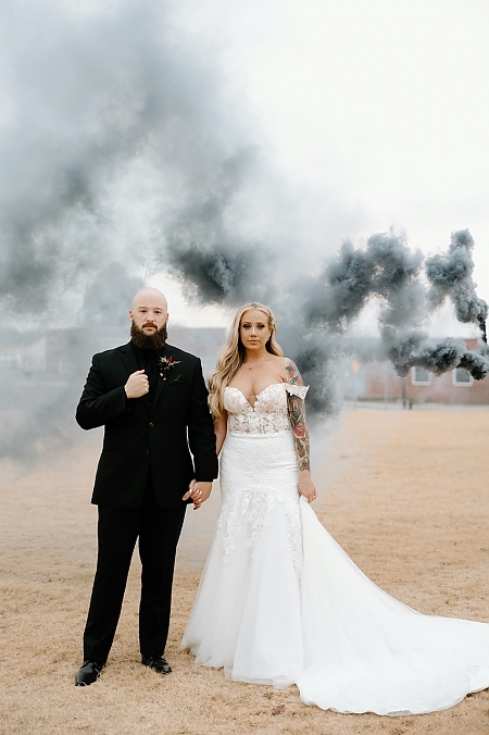 Smoke Wedding Photos