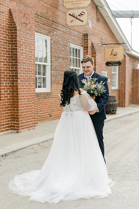 Wedding Couple First Look
