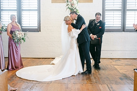 White and Pink Wedding Decor